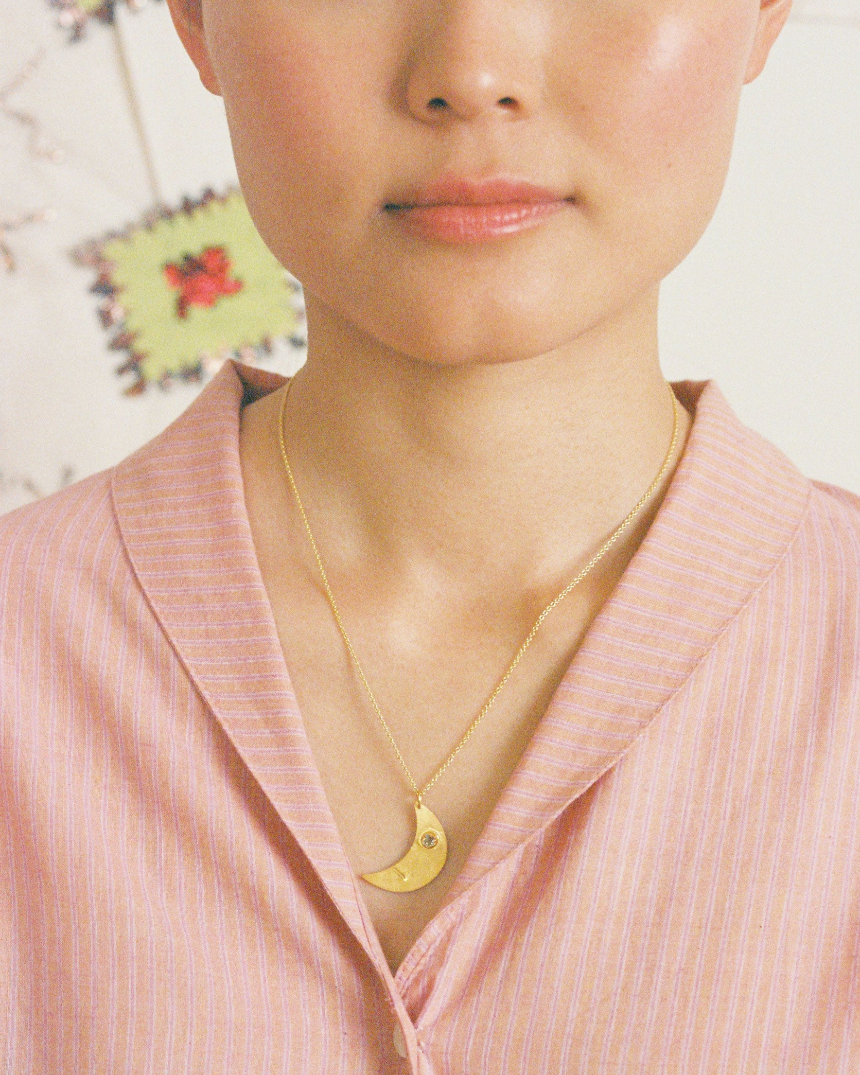 Aku gold necklace - Gold plated silver