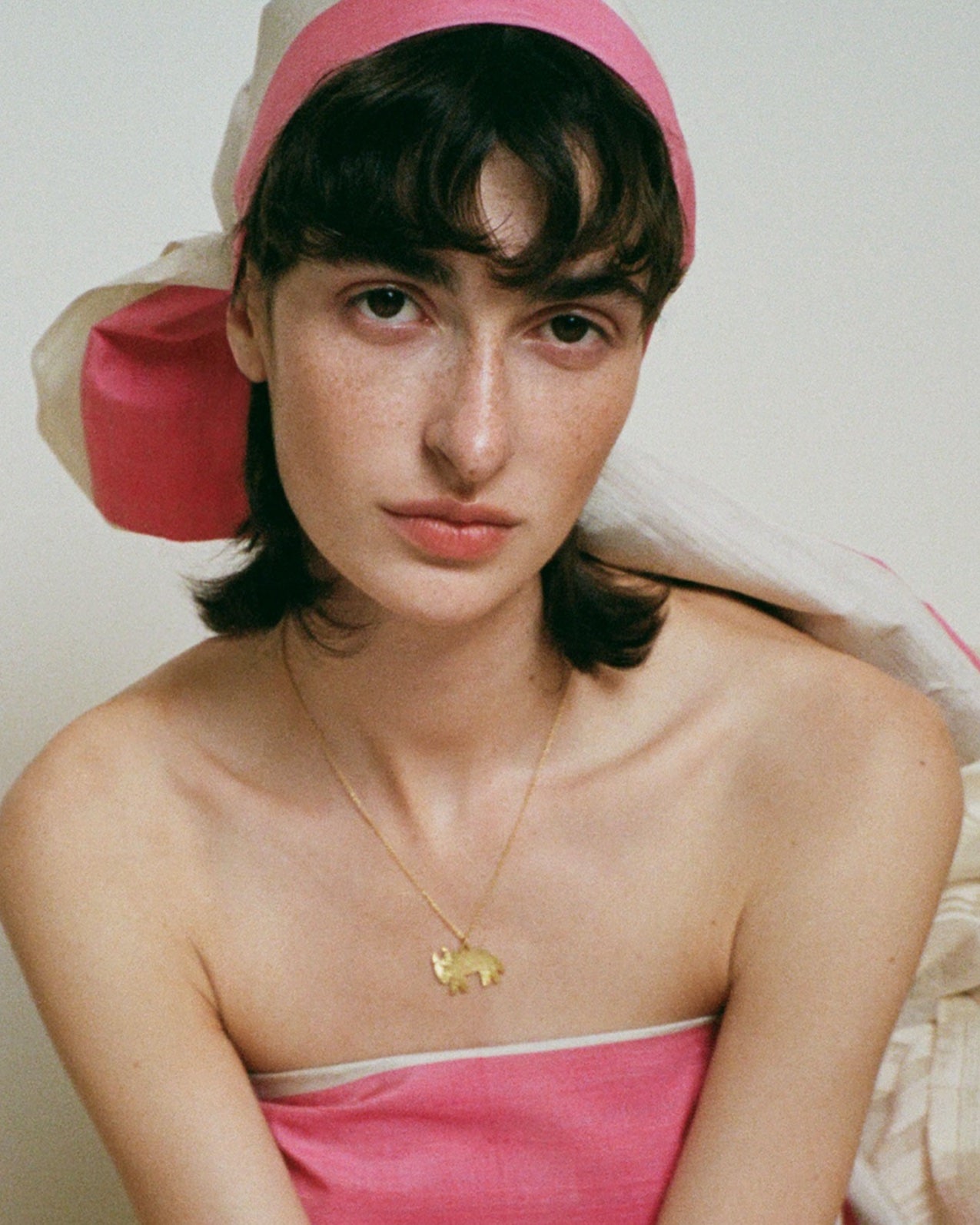 Capra necklace - Gold plated silver