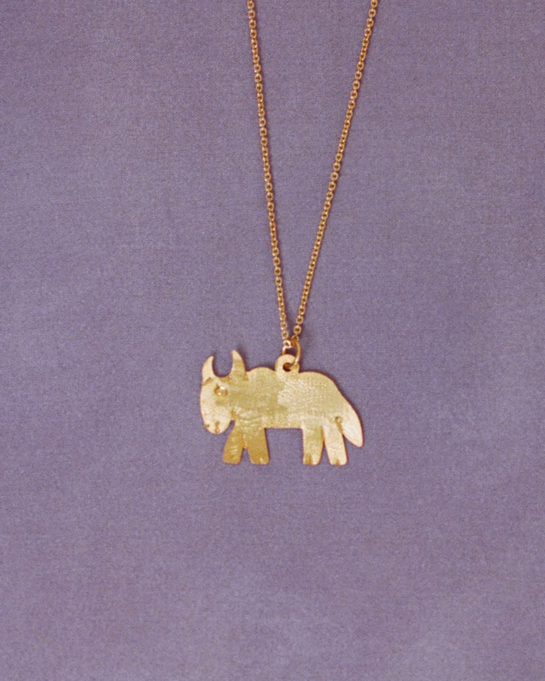 Capra necklace - Gold plated silver