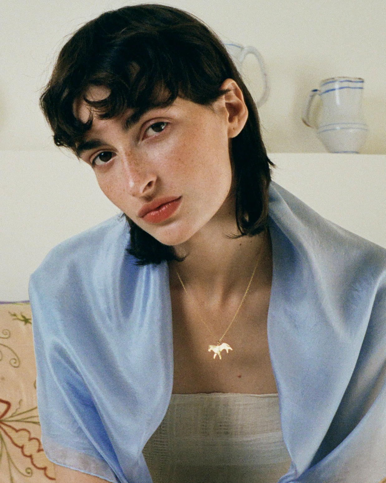 Cavallo necklace - Gold plated silver