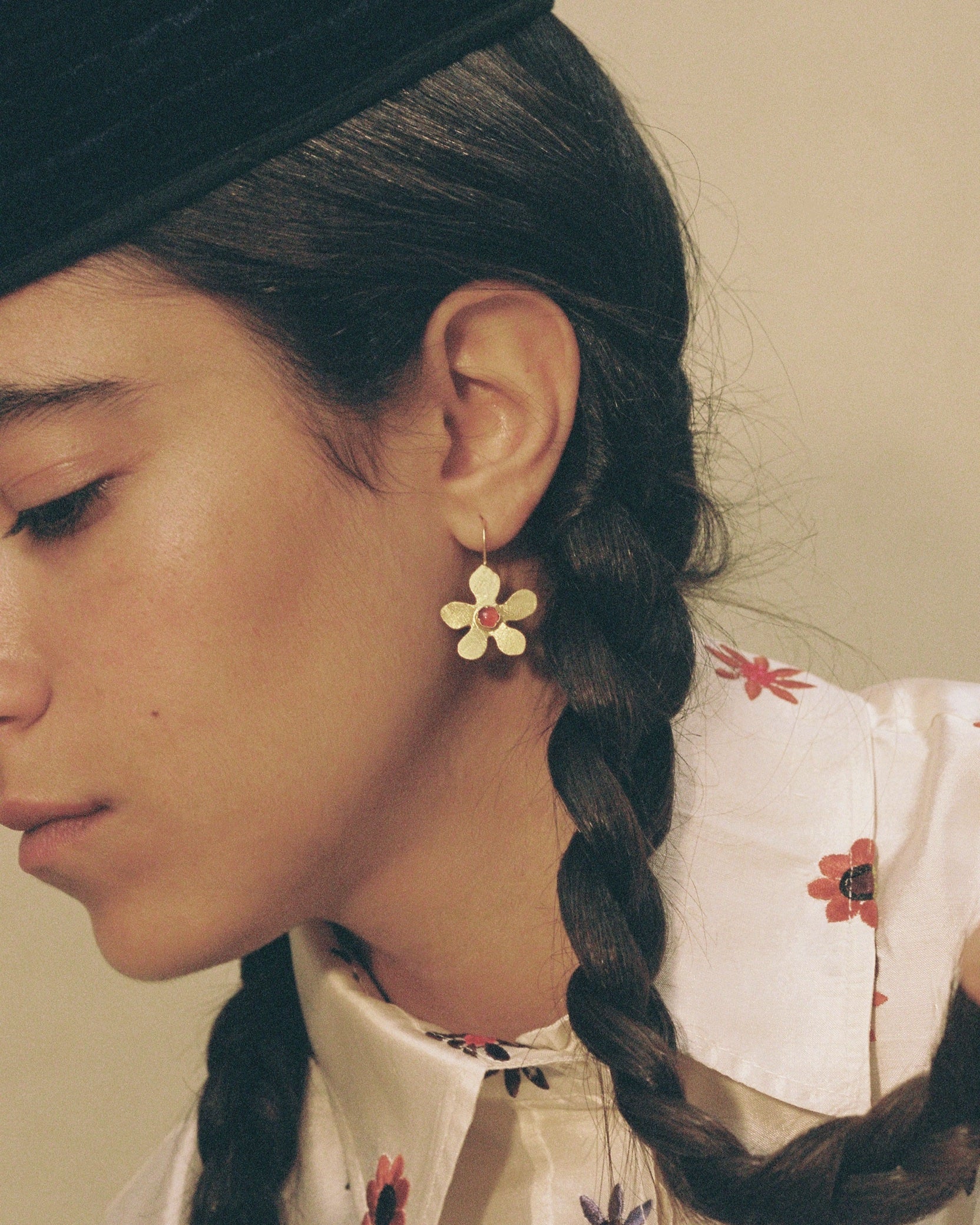 Lyra earrings - Gold plated silver