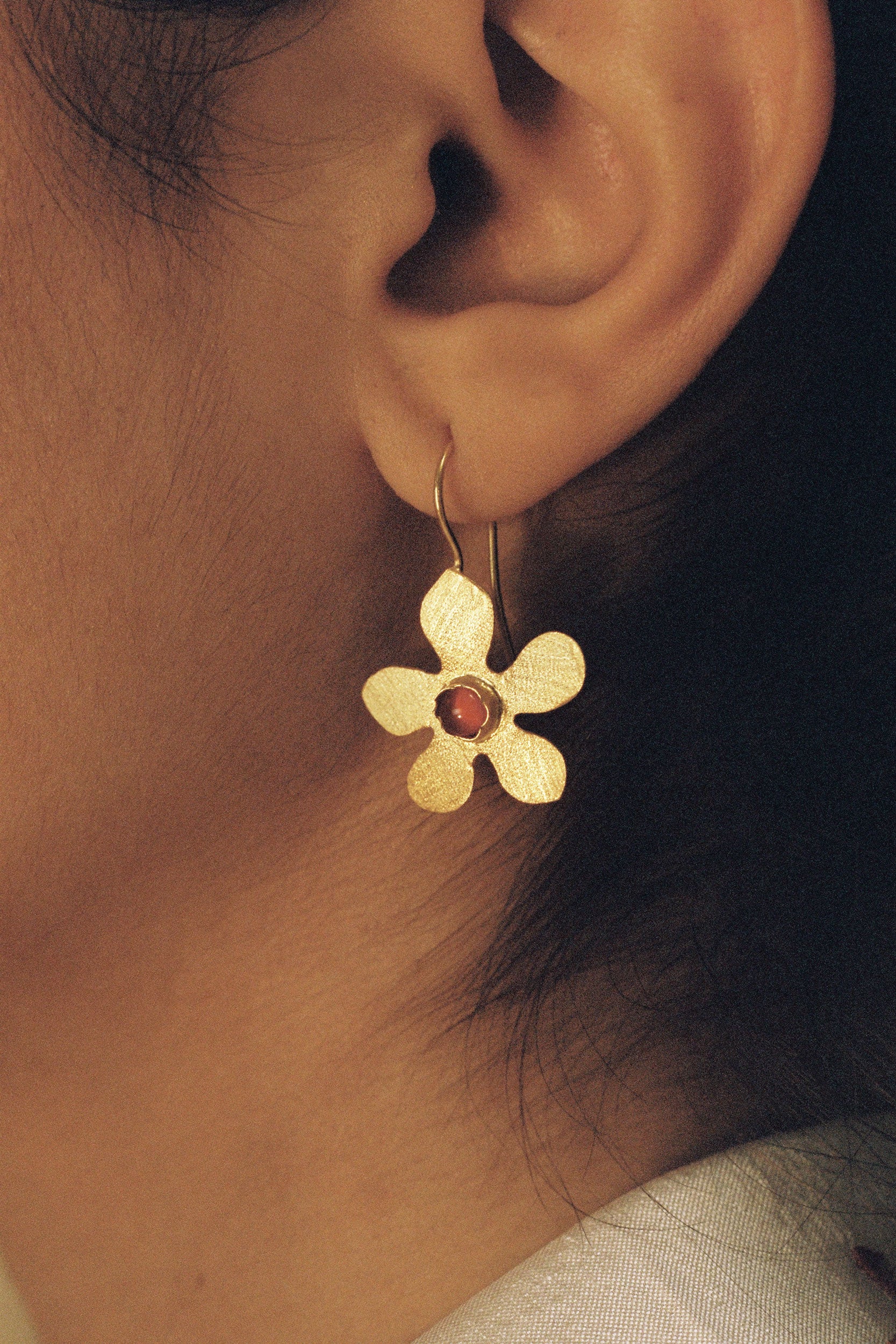 Lyra earrings - Gold plated silver