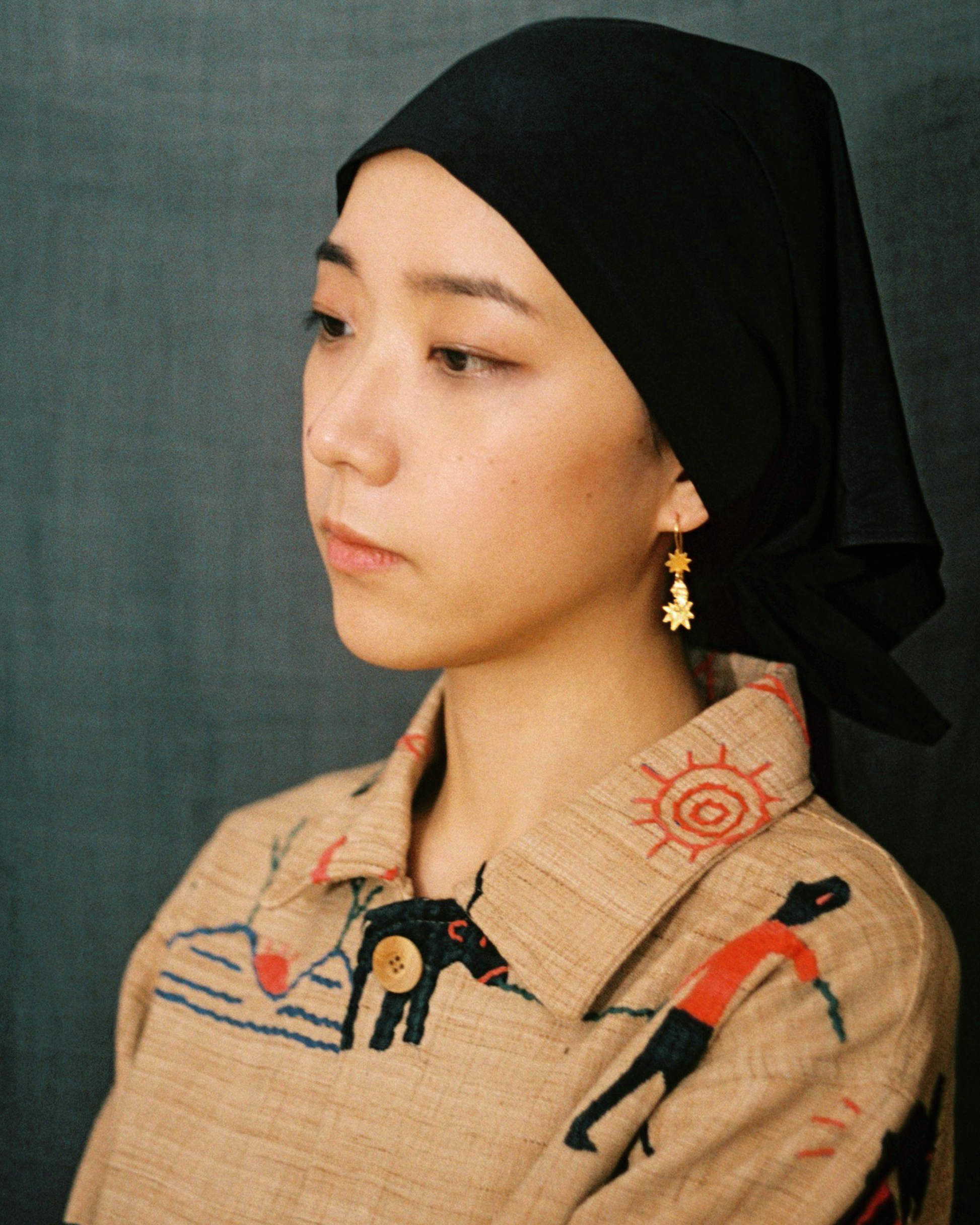 Lune earrings - Gold plated silver
