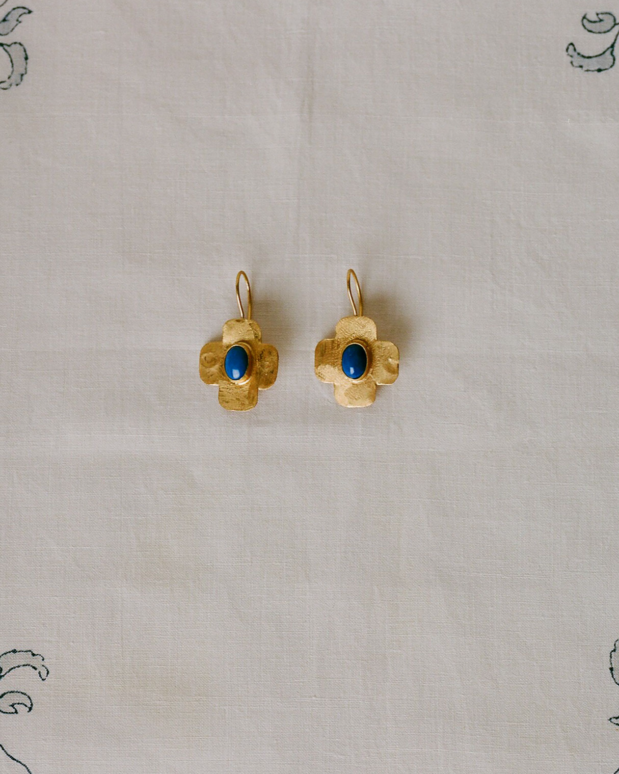 Nuit earrings - Gold plated silver