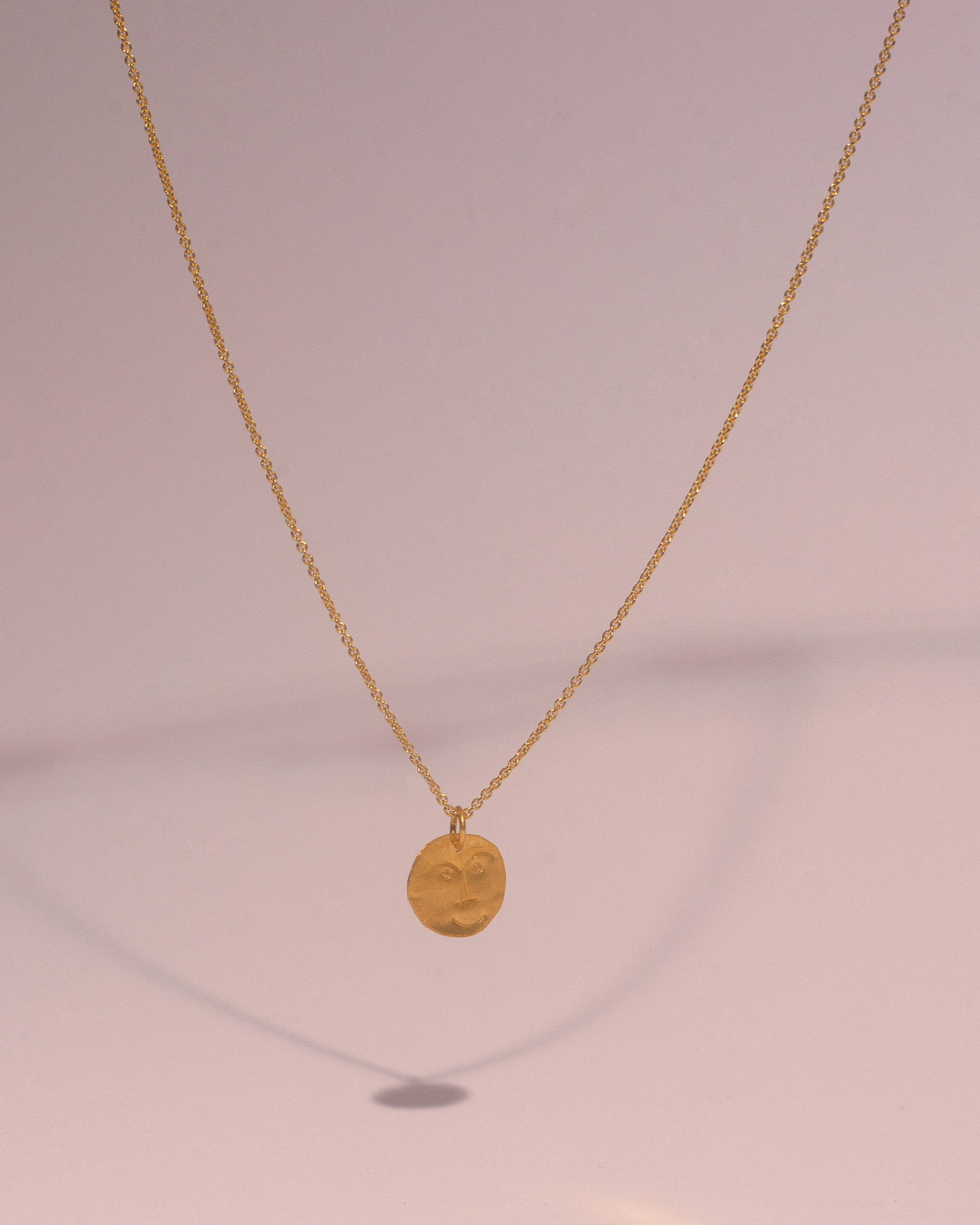 Viso necklace - Gold plated silver