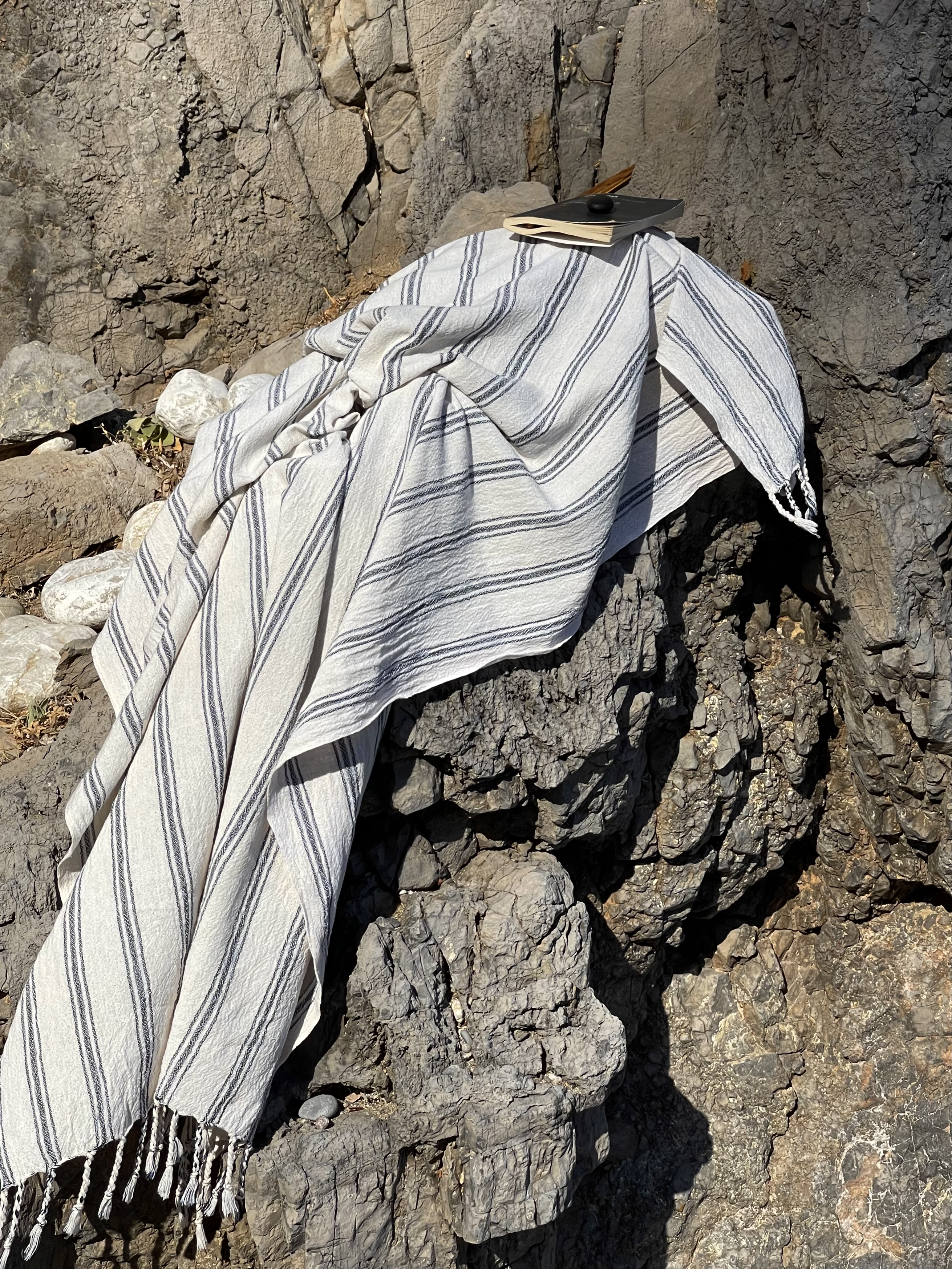 Beach towel - Sapphire - Linen & Cotton