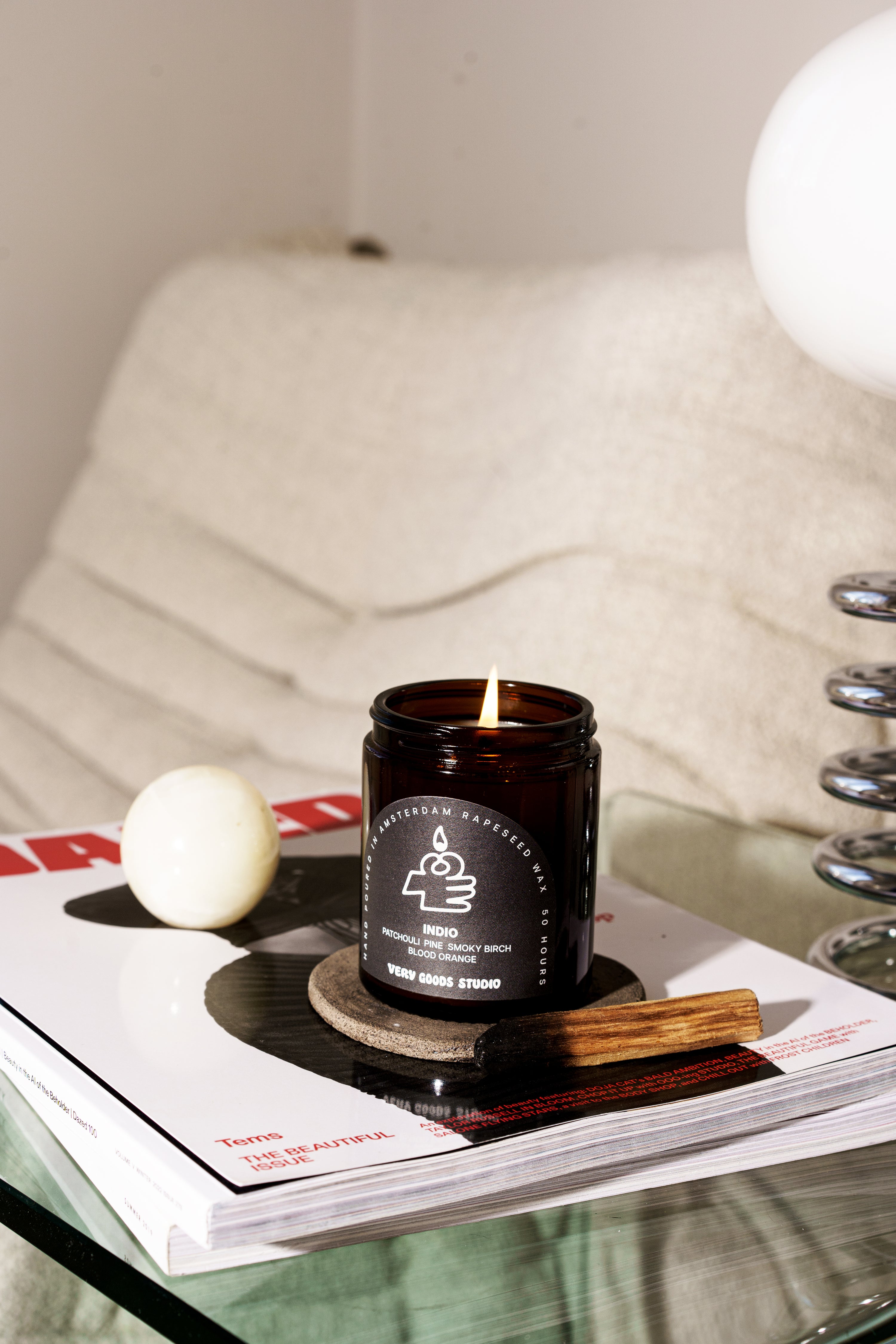 Indio rapeseed candle - Scented - 170 gr
