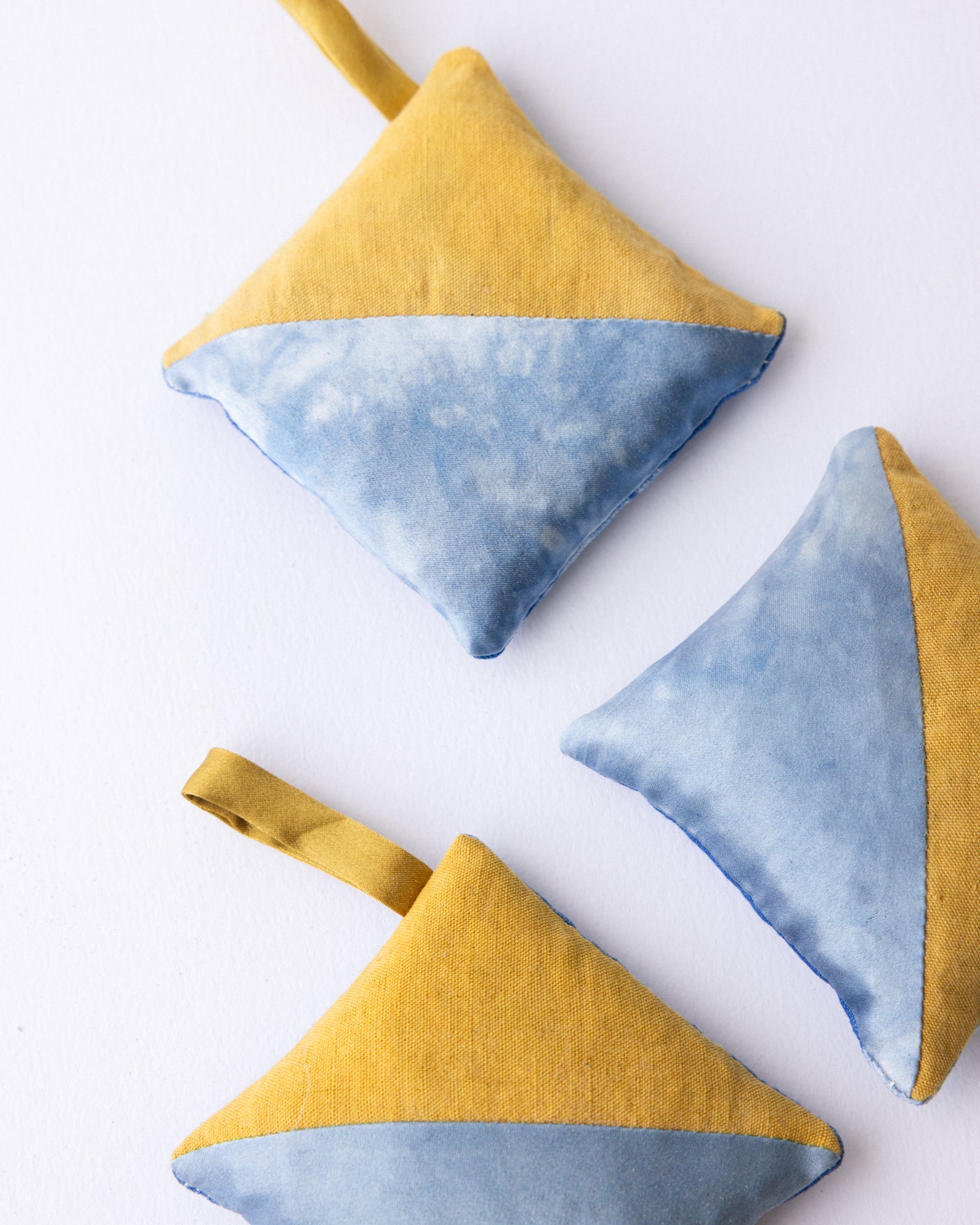 Lavender sachet set | Blue & yellow | Zero waste collection