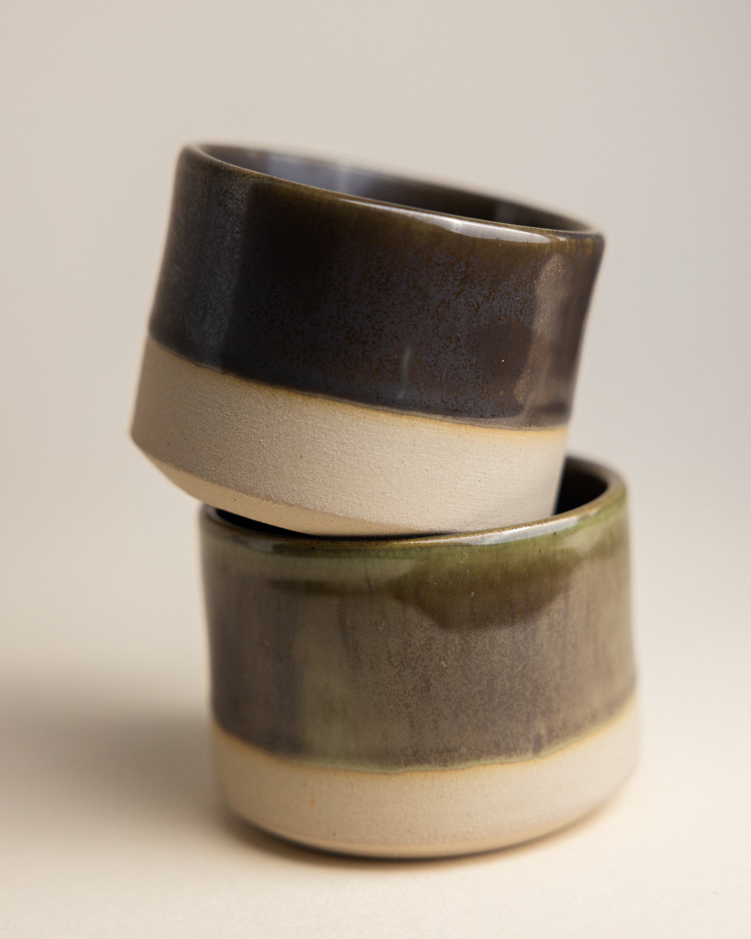 Espresso mug | Grey Greeen | Stoneware | Handmade