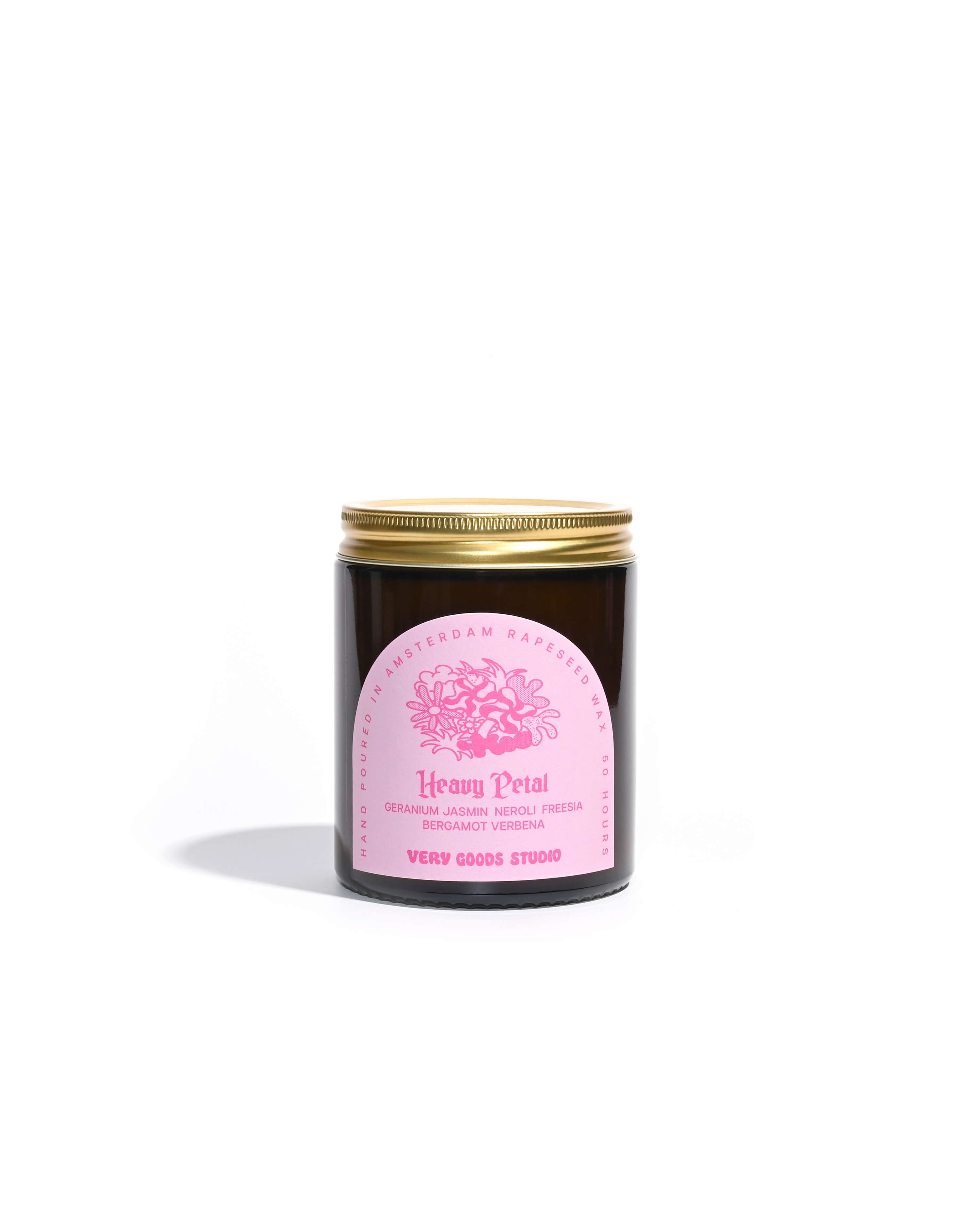 Heavy Petal rapeseed candle - Scented - 170 gr