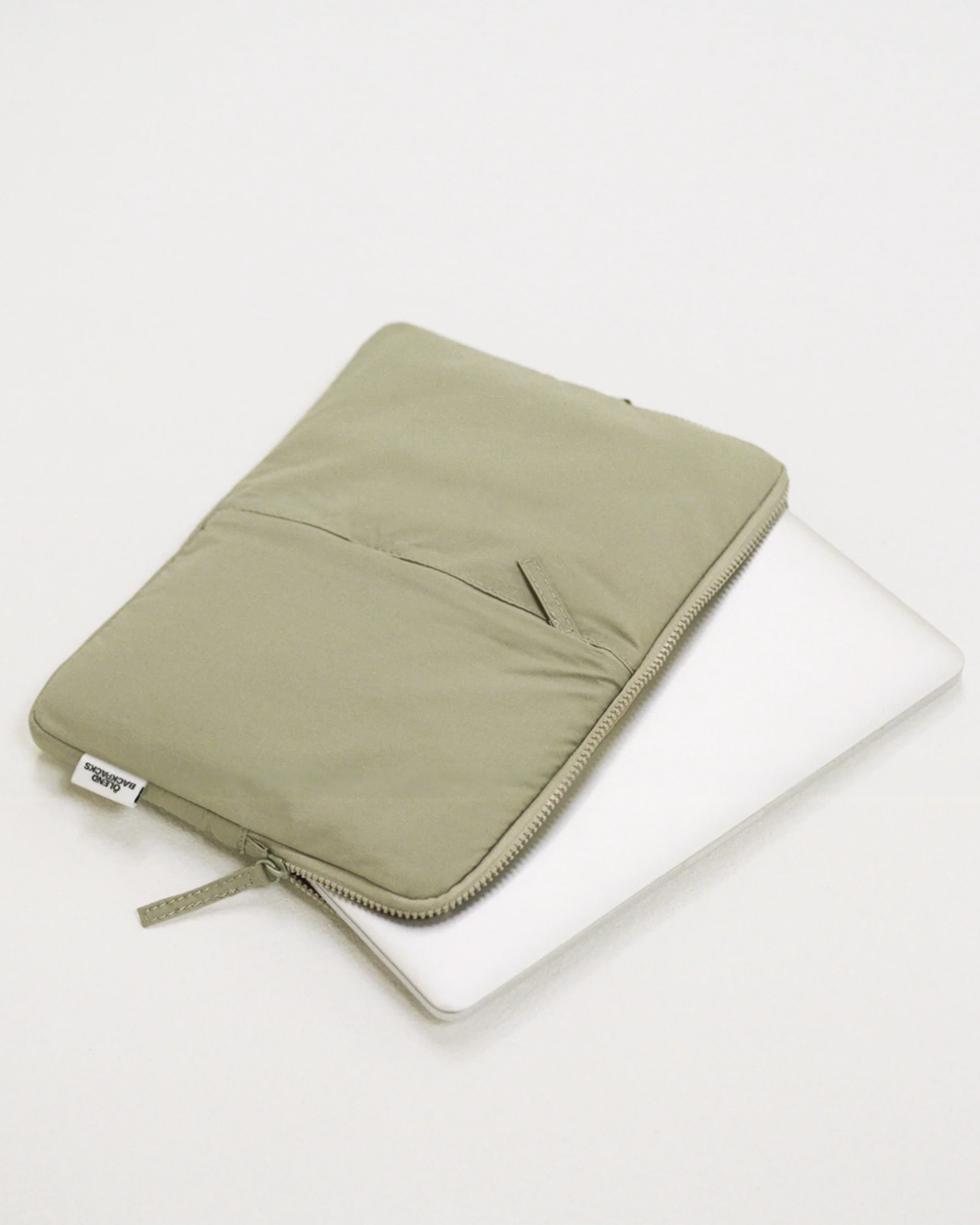 Padded laptop sleeve - Olive