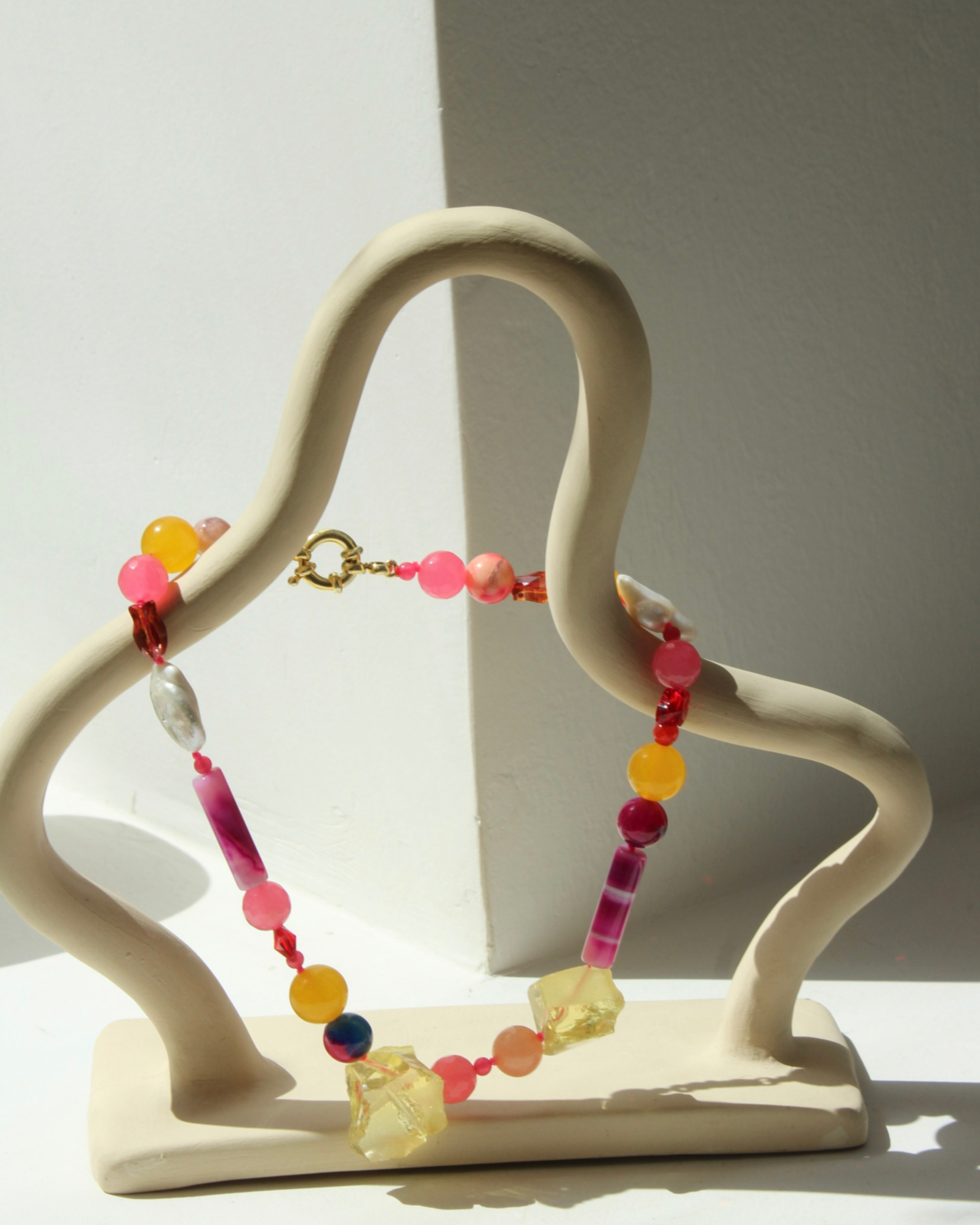 Sunset sorbet necklace