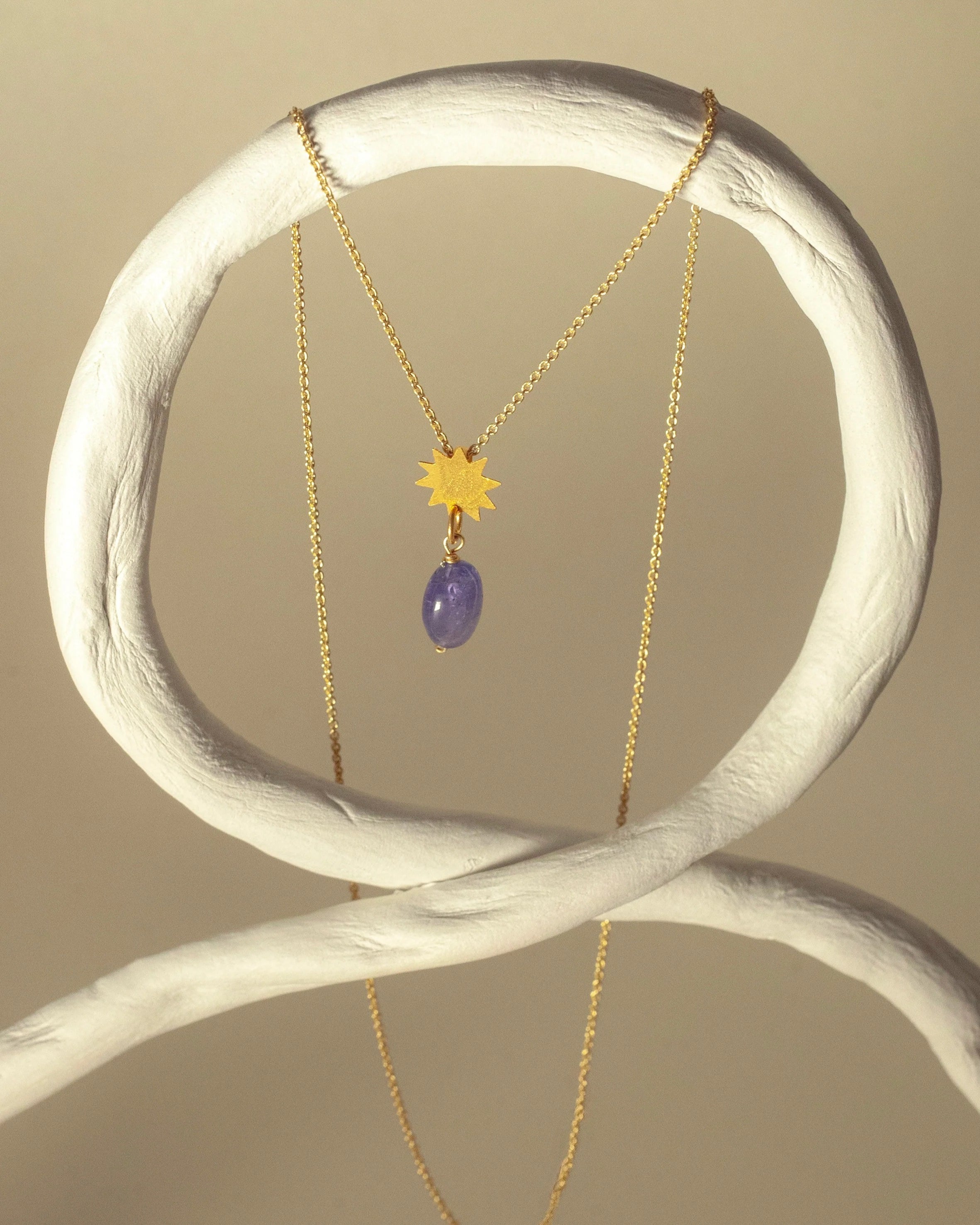 Faro pendant - Gold plated silver