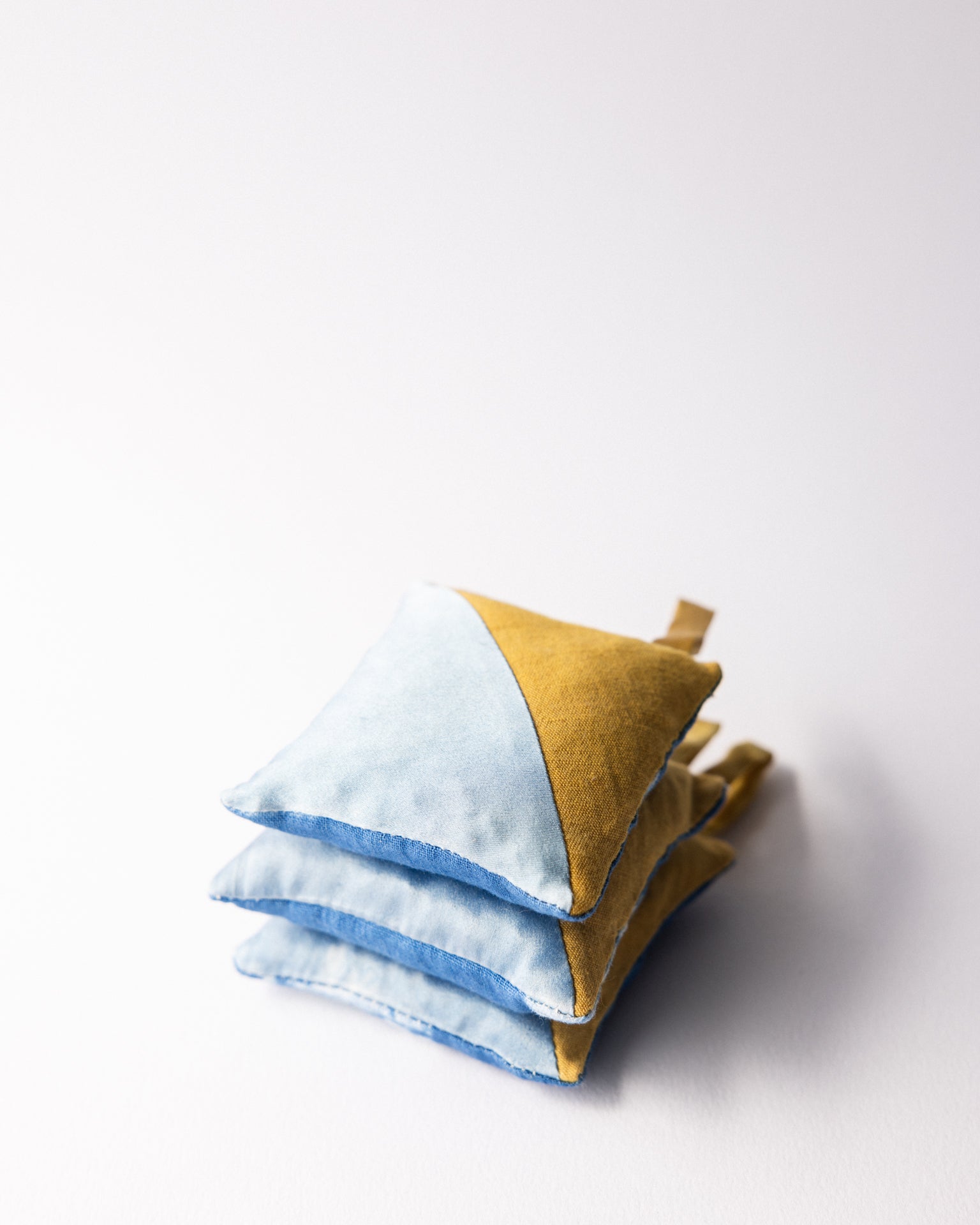 Lavender sachet set | Blue & yellow | Zero waste collection