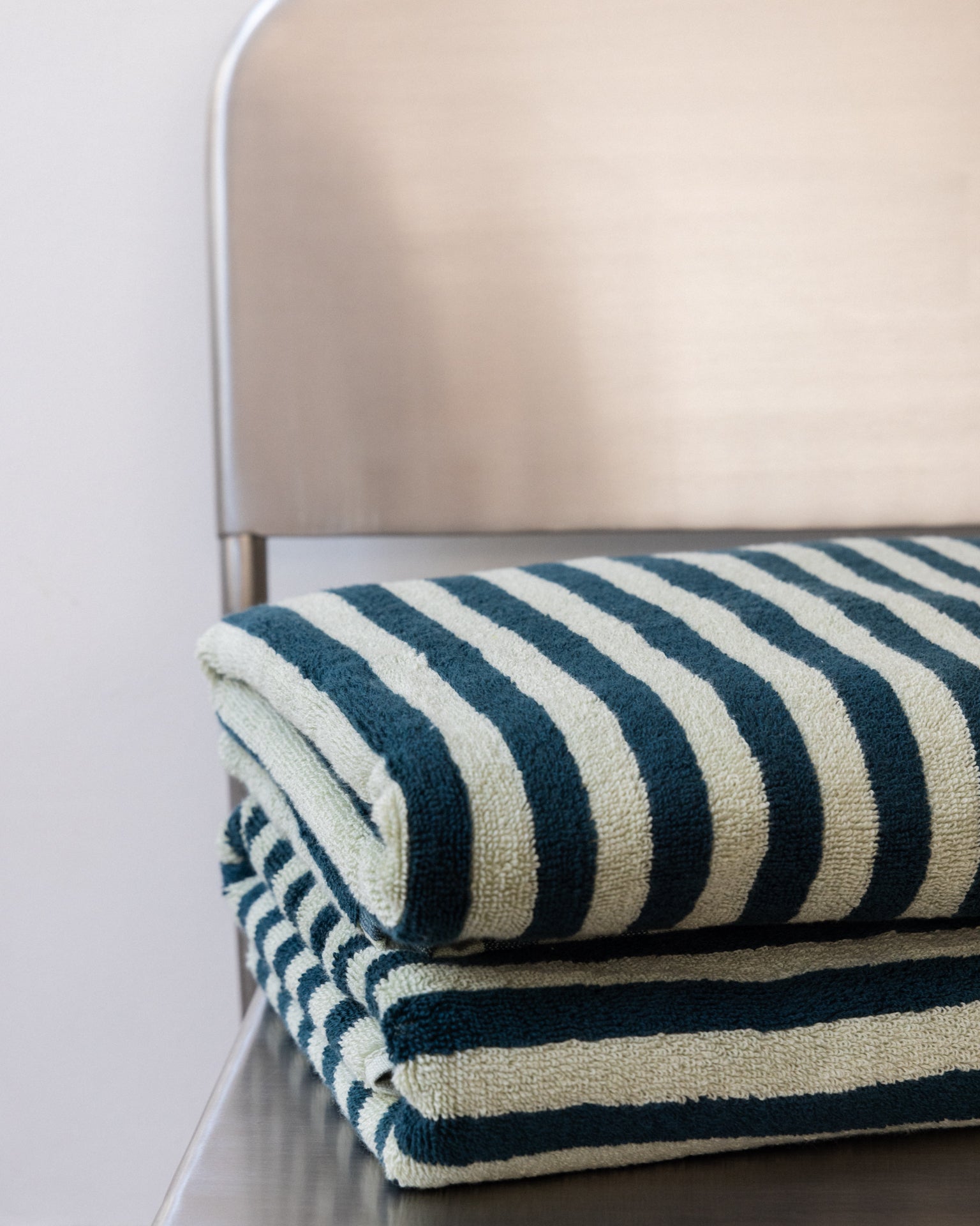 Naram towel | Seafoam & deep teal | Cotton